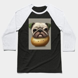 Potato Dog Face Baseball T-Shirt